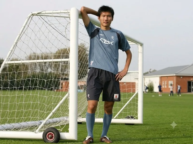 Yang Changpeng cao 2,05 m, được ví như Peter Crouch của Trung Quốc